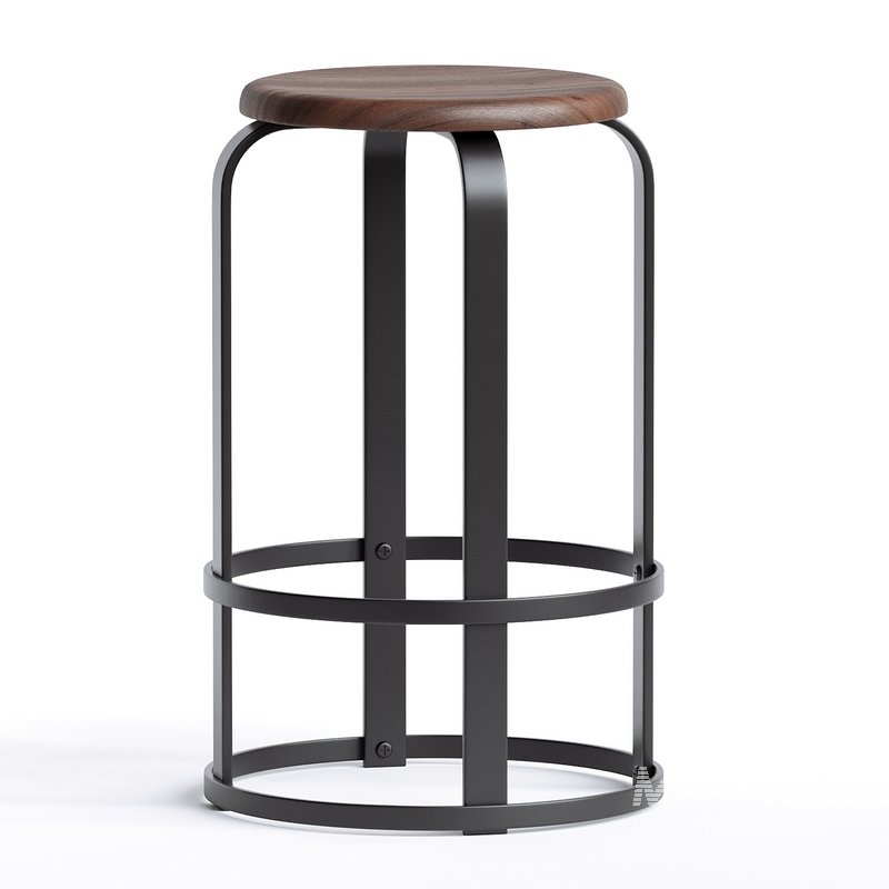 Solid Wood 26Inch Counter Stool - Image 1