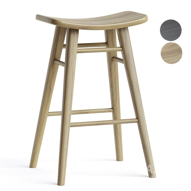 65cm Oliver Solid Timber Barstool - Image 1