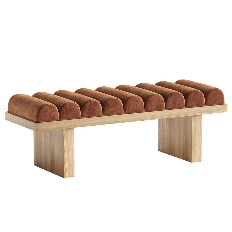 Caspian Upholstered Bench - Image 1