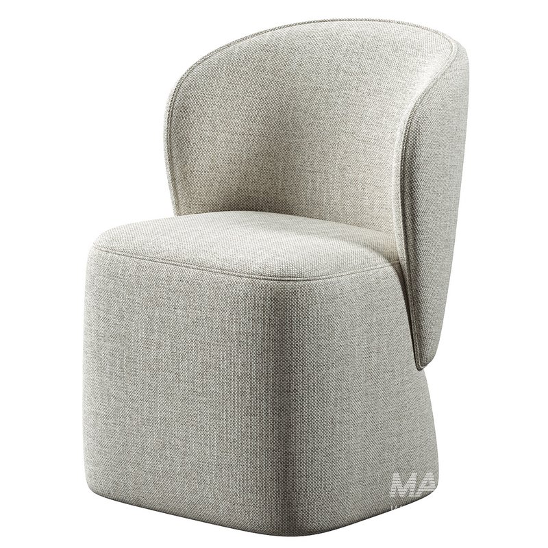 Larson Rolling Castered Dining Chair - Image 1