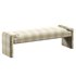 Andrea Checkered Pattern Bench - Thumbnail 1