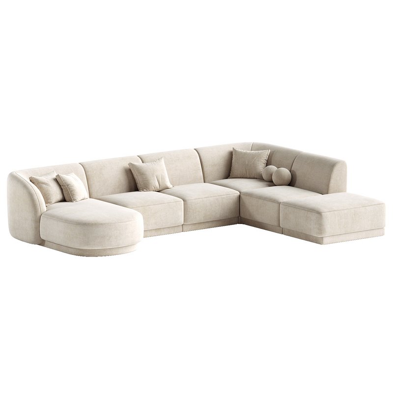 Miley Corner Sofa & U Shaped Sofa - Image 2