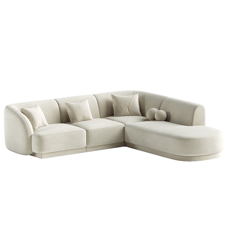 6 seater corner sofa Miley right - Image 1