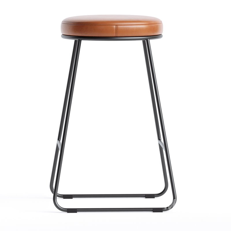 Eleanor Faux Leather Barstool - Image 3