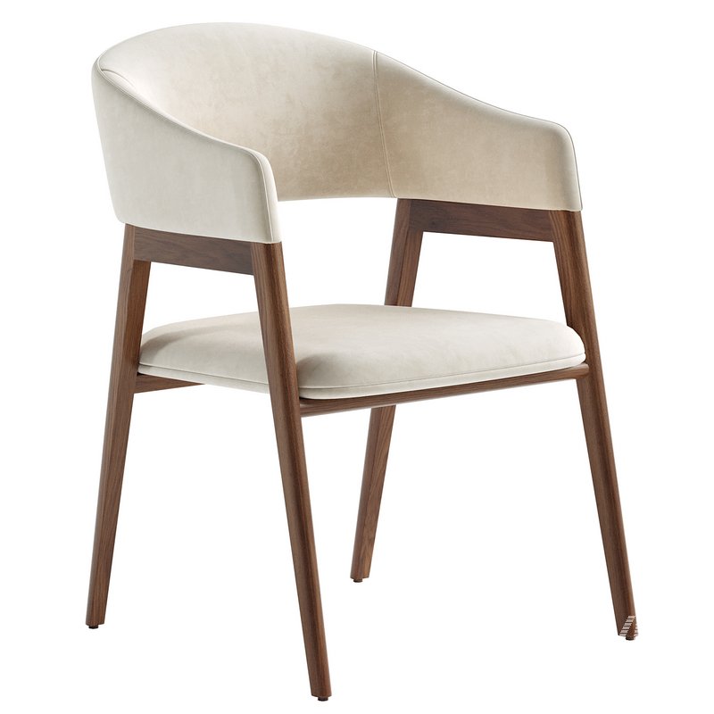 4091 CHAIR UPHOLSTERED IN FABRIC - Image 2