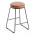 Eleanor Faux Leather Barstool - Thumbnail 2