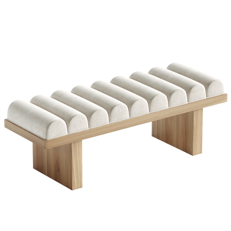 Caspian Upholstered Bench - Image 2