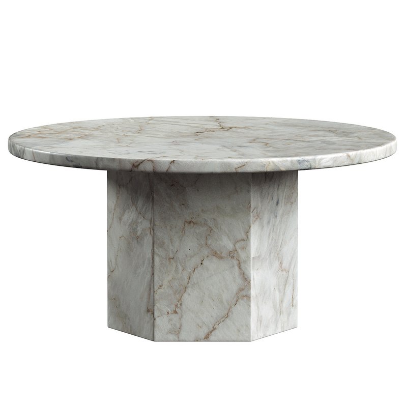 AUDREY TRAVERTINE COFFEE TABLE - Image 2