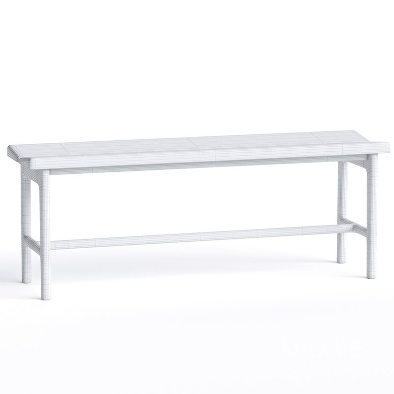 Handmade oak dining table bench - Image 4