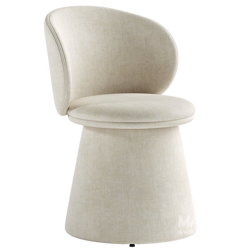 Oblic Swivel Dining Chair - Image 4