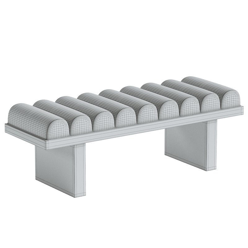 Caspian Upholstered Bench - Image 3