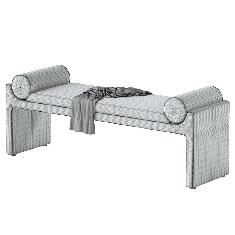 Vesta Ingrid Upholstered Bench - Image 4