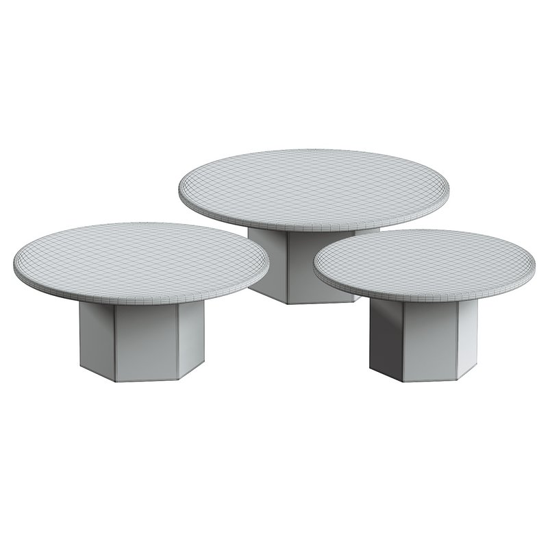 AUDREY TRAVERTINE COFFEE TABLE - Image 3