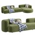 Sofa ROYALTY 2.0 by Luzaro, Configuration 4 - Thumbnail 1