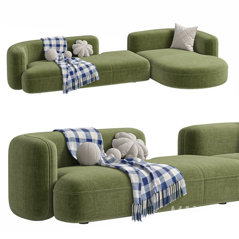 Sofa ROYALTY 2.0 by Luzaro, Configuration 4 - Image 1