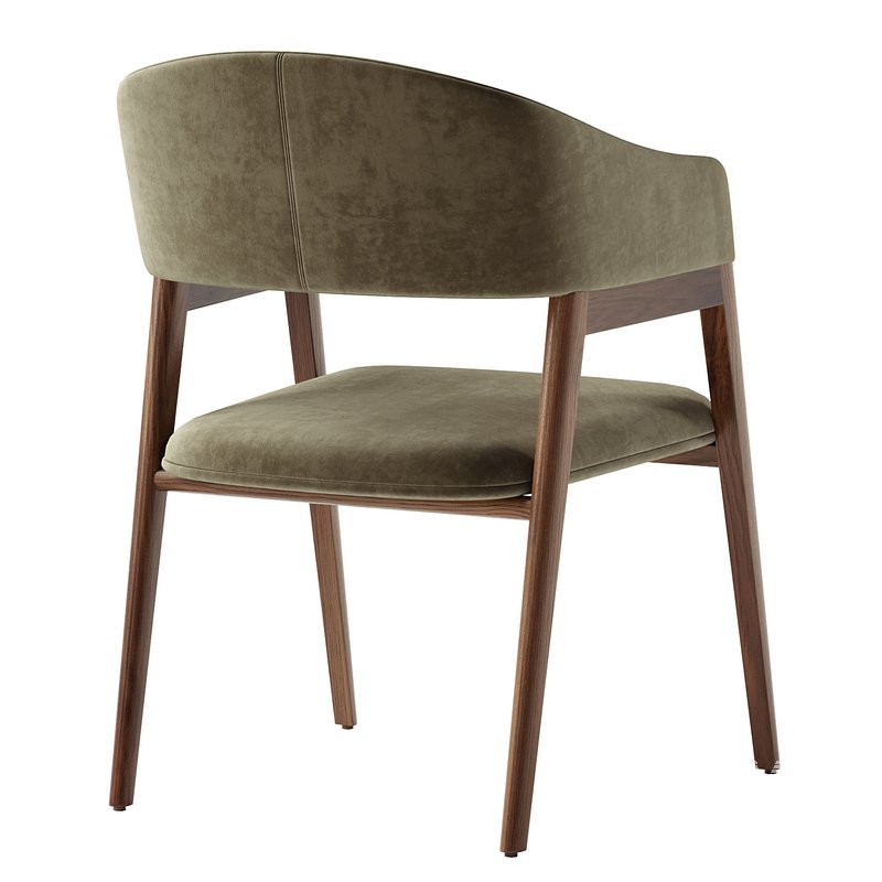 4091 CHAIR UPHOLSTERED IN FABRIC - Image 3