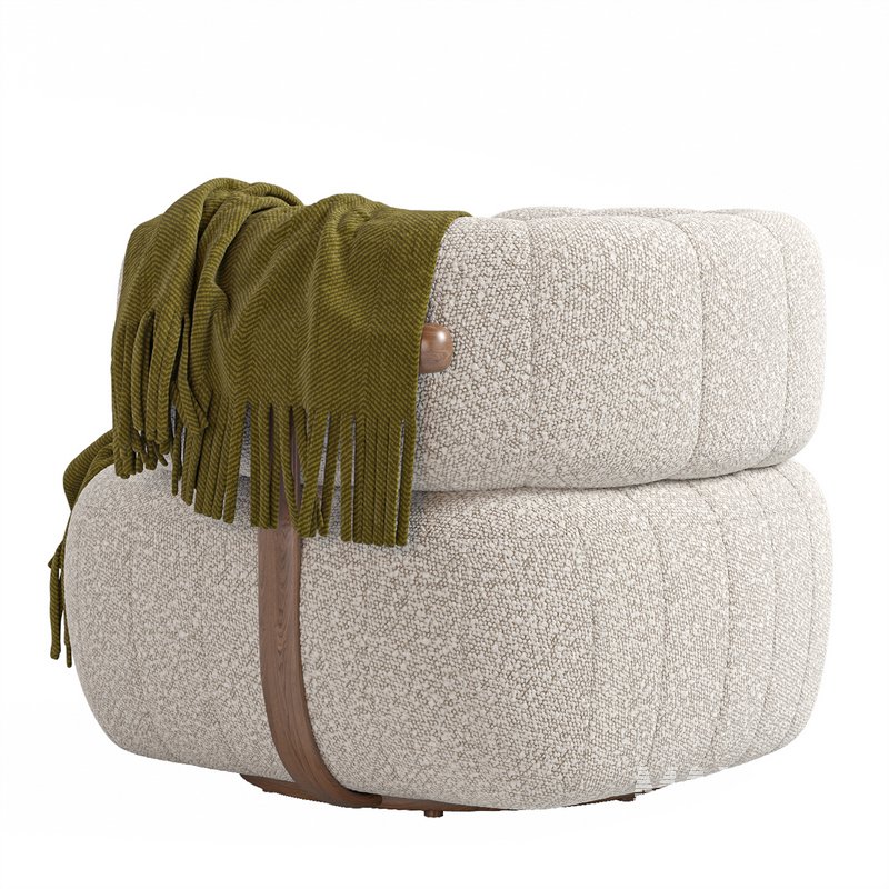 Doss Swivel Chair-Altro Snow - Image 6