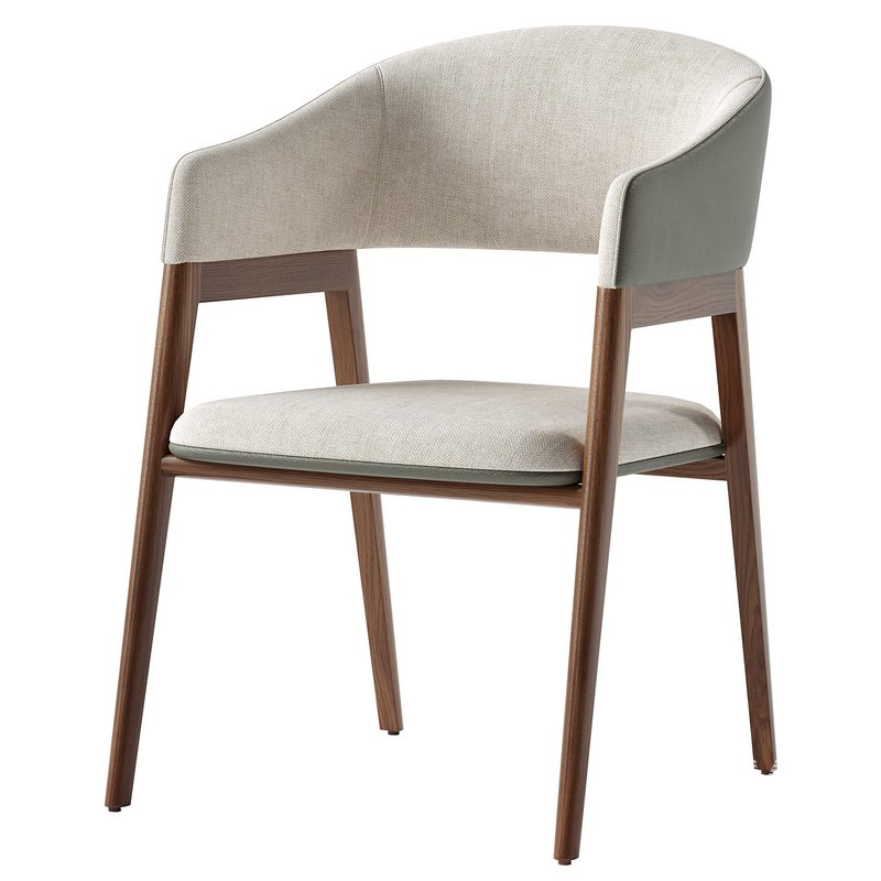 4091 CHAIR UPHOLSTERED IN FABRIC - Image 5