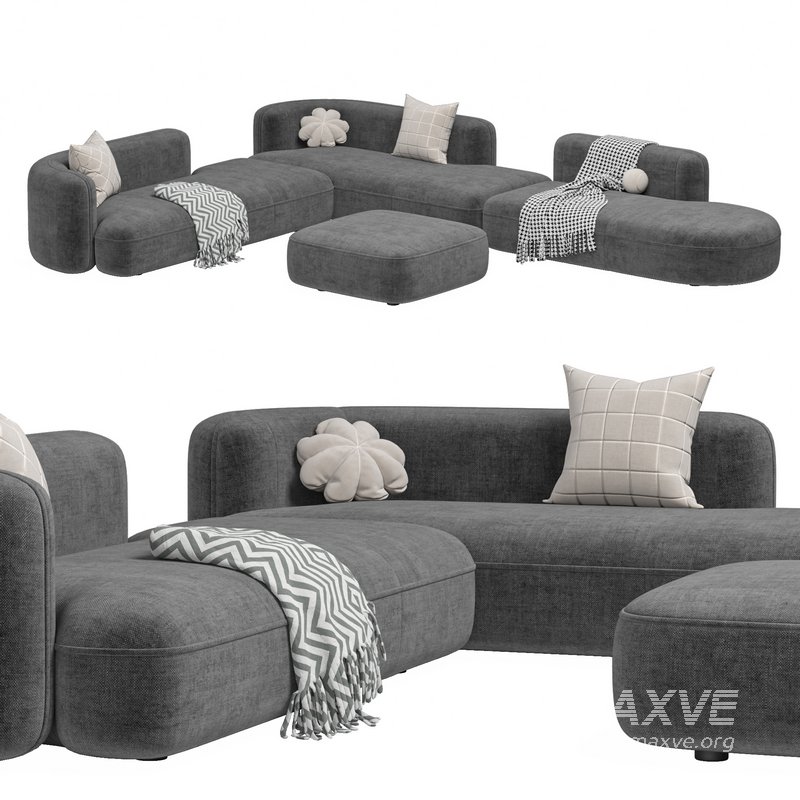 Sofa ROYALTY 2.0 by Luzaro, Configuration 6 - Image 6