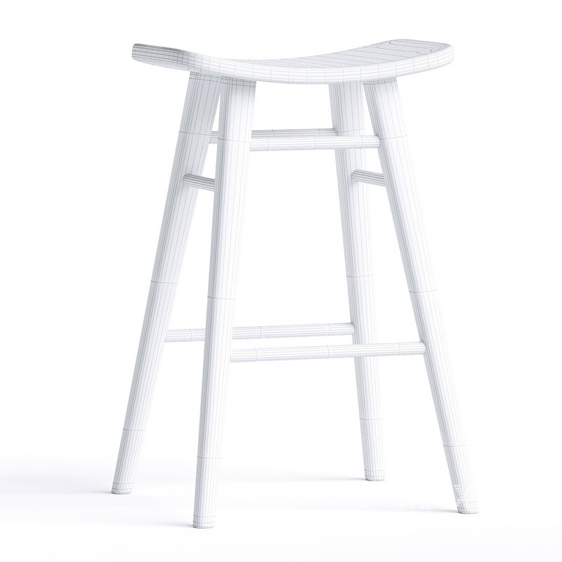 65cm Oliver Solid Timber Barstool - Image 6