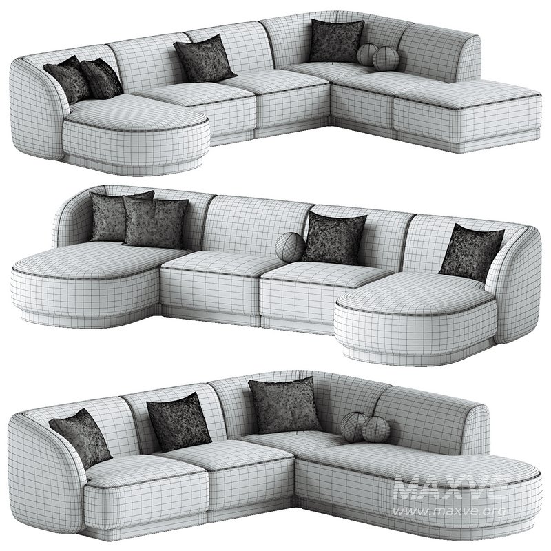 Miley Corner Sofa & U Shaped Sofa - Image 5