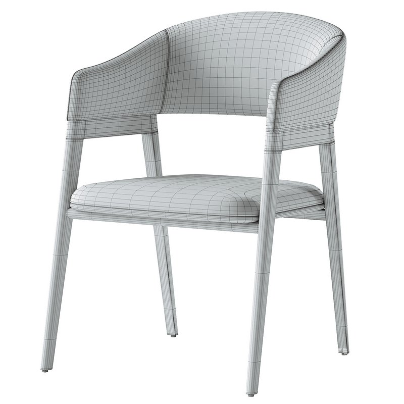 4091 CHAIR UPHOLSTERED IN FABRIC - Image 6