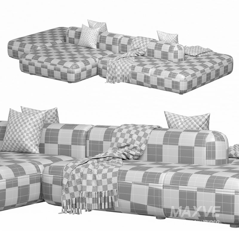 Sofa ROYALTY 2.0 by Luzaro Configuration 7 - Image 7