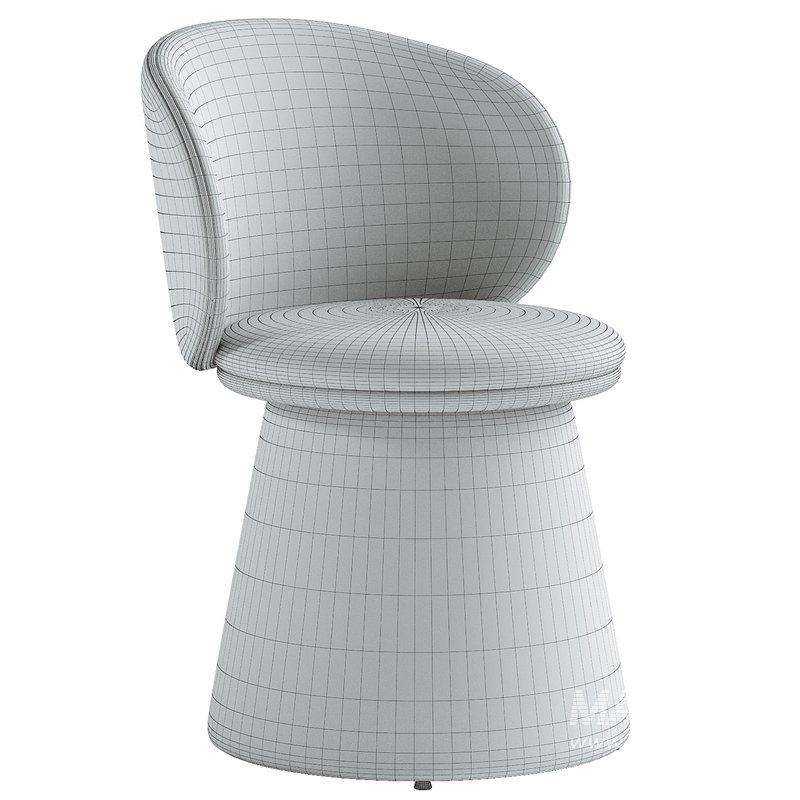 Oblic Swivel Dining Chair - Image 5