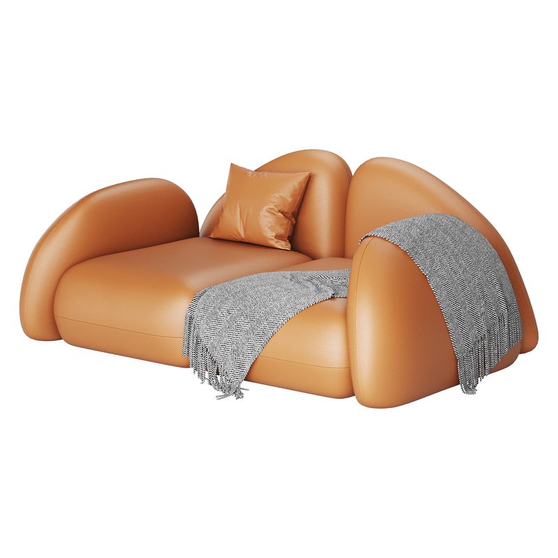 Modern Black Leather Armrest Standard Sofa - Image 10