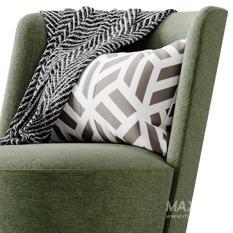 GALAPAGOS UPHOLSTERED ARMCHAIR - Image 11