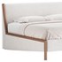 MALENA WHITE BOUCLE KING BED - Thumbnail 11