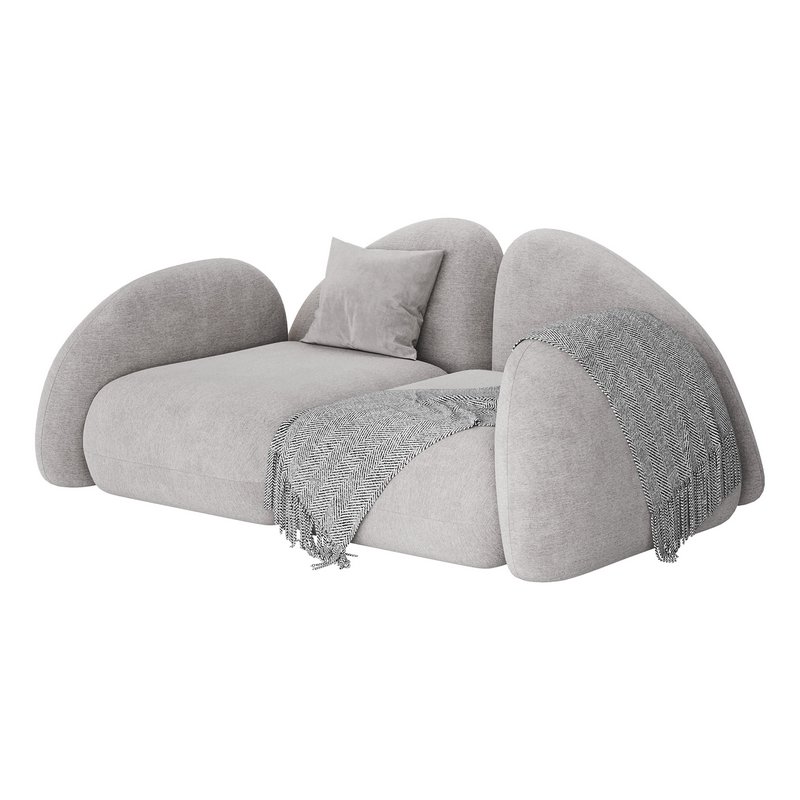 Modern Black Leather Armrest Standard Sofa - Image 13