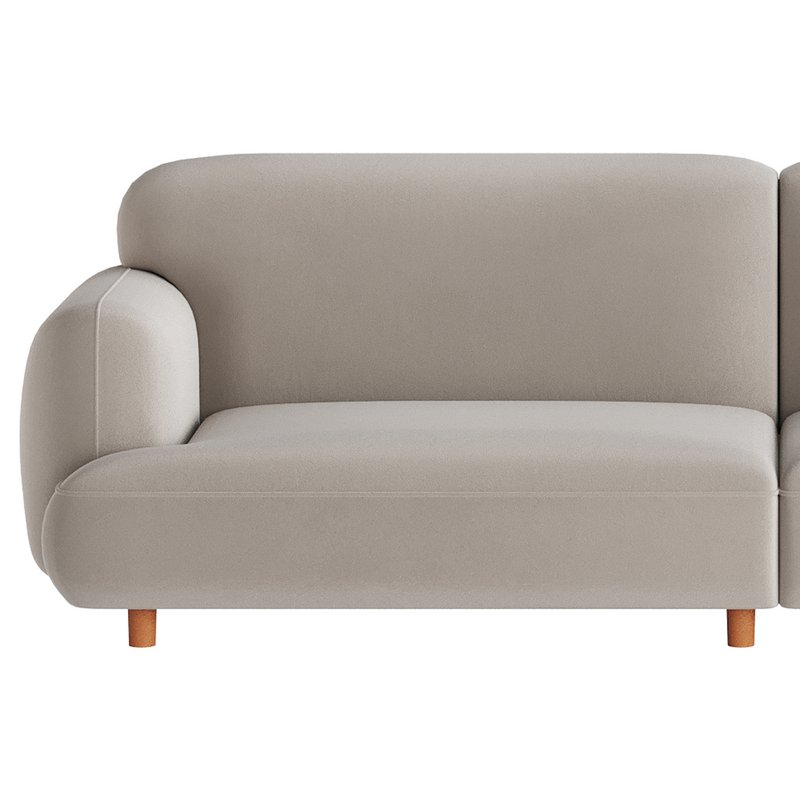 Modern Faux Leather Sofa-2 - Image 12