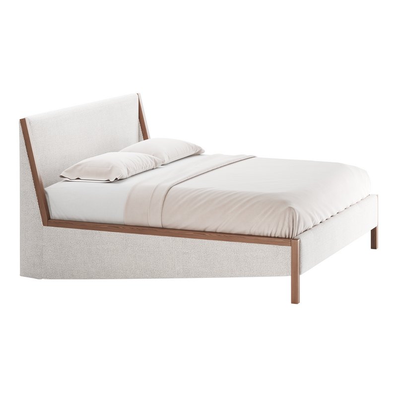 MALENA WHITE BOUCLE KING BED - Image 12
