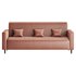 Modern Faux Leather Sofa - Thumbnail 16