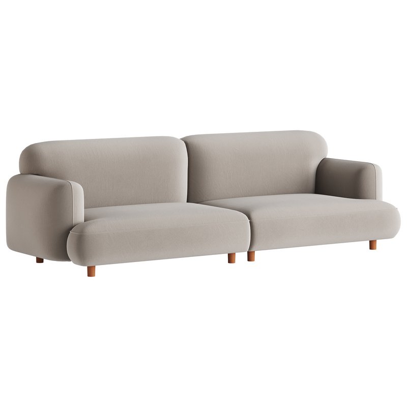 Modern Faux Leather Sofa-2 - Image 14