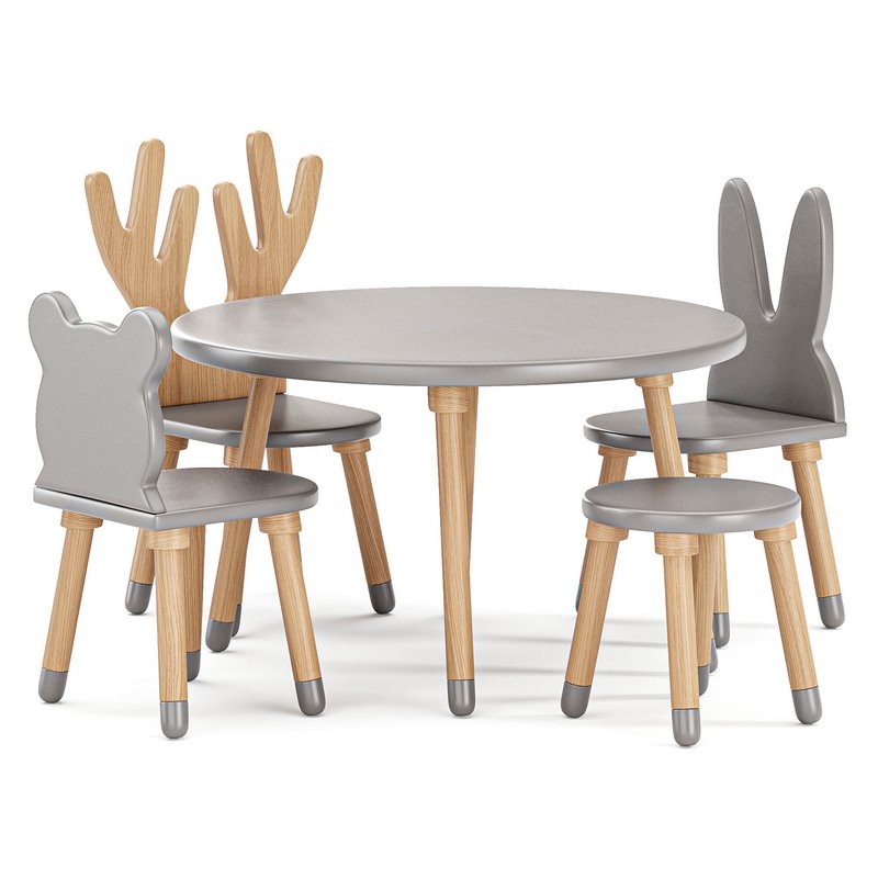 Artwood Table And Chairs - Image 1