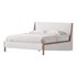MALENA WHITE BOUCLE KING BED - Thumbnail 1