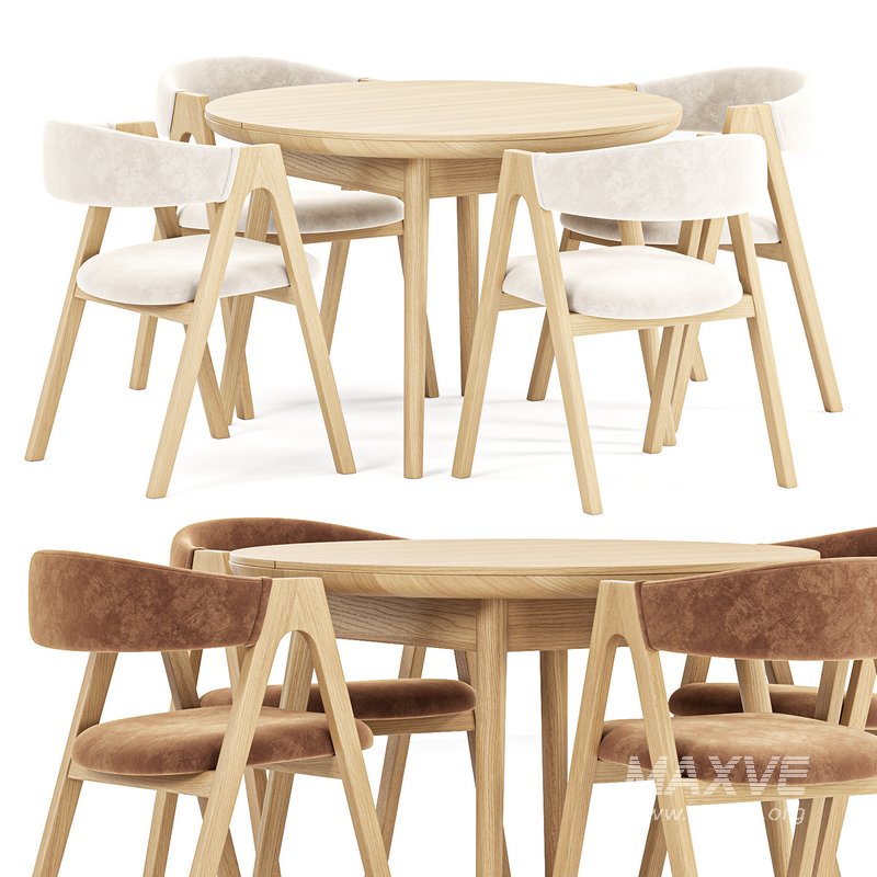 Stockholm round table, Dublin chair, by deephouse - Image 1
