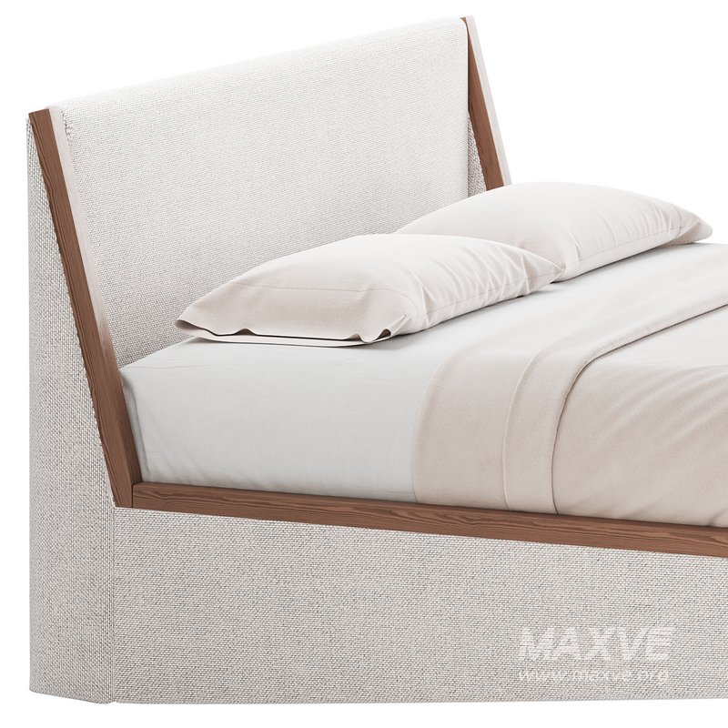 MALENA WHITE BOUCLE KING BED - Image 13