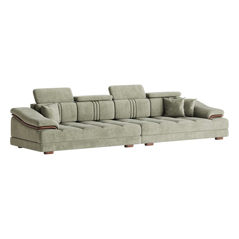 Modern Genuine Leather Sofa - Image 13