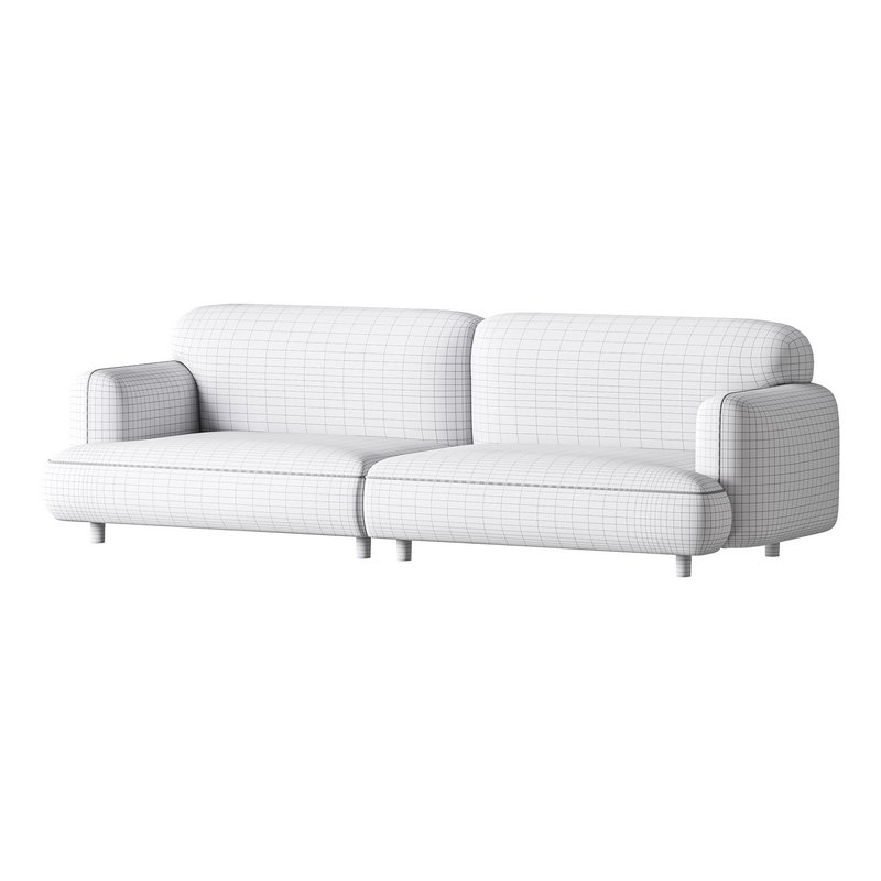 Modern Faux Leather Sofa-2 - Image 13