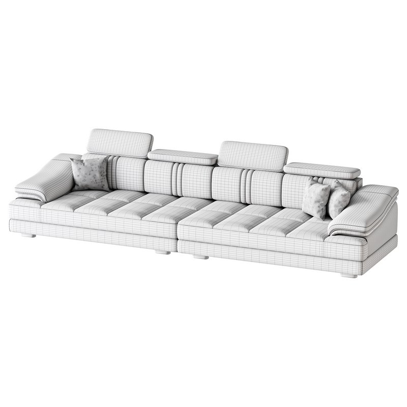 Modern Genuine Leather Sofa - Image 14