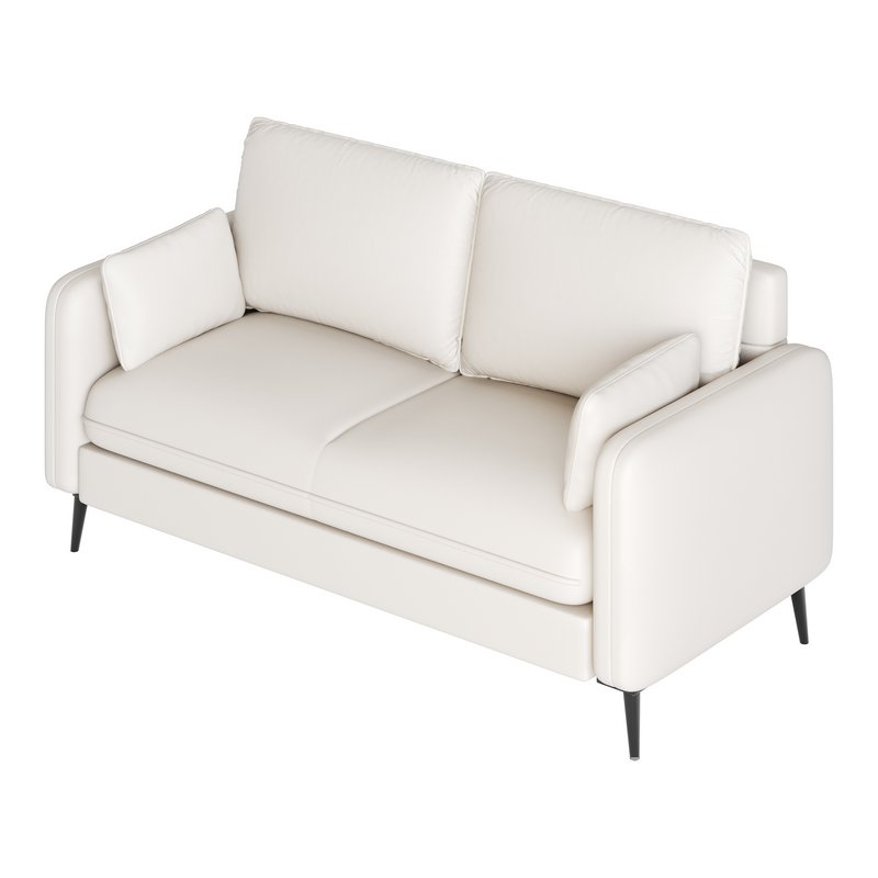 Faux Leather Sofa - Image 14