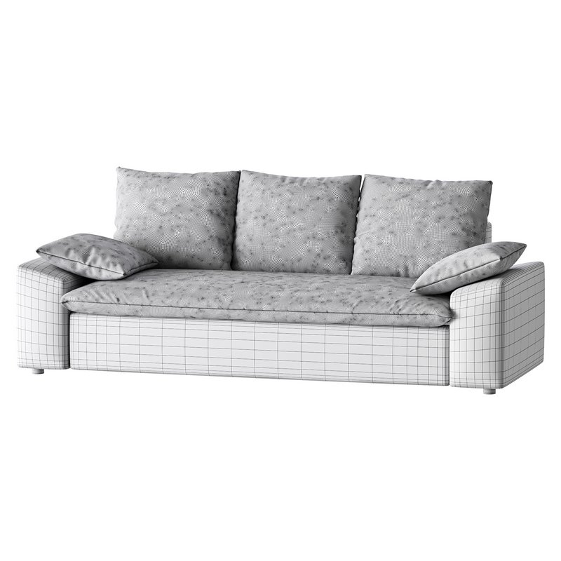 WHITE PERFORMANCE LINEN SLEEPER SOFA - Image 14
