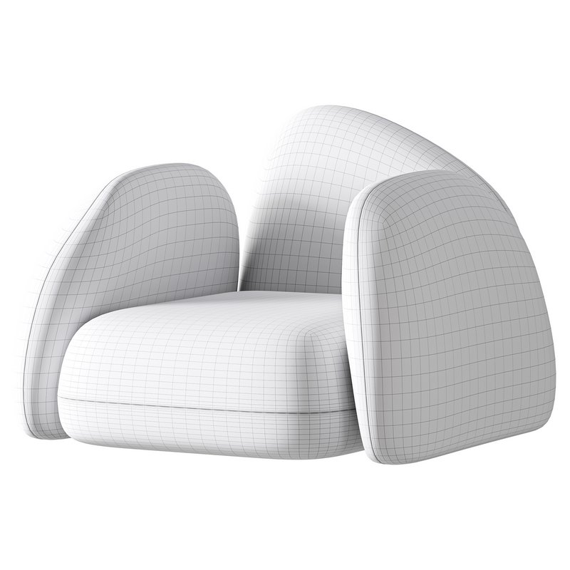 Modern Black Leather Armrest Standard Armchair - Image 15