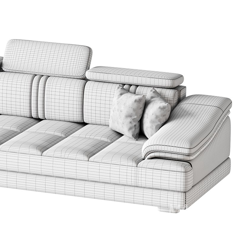 Modern Genuine Leather Sofa - Image 15