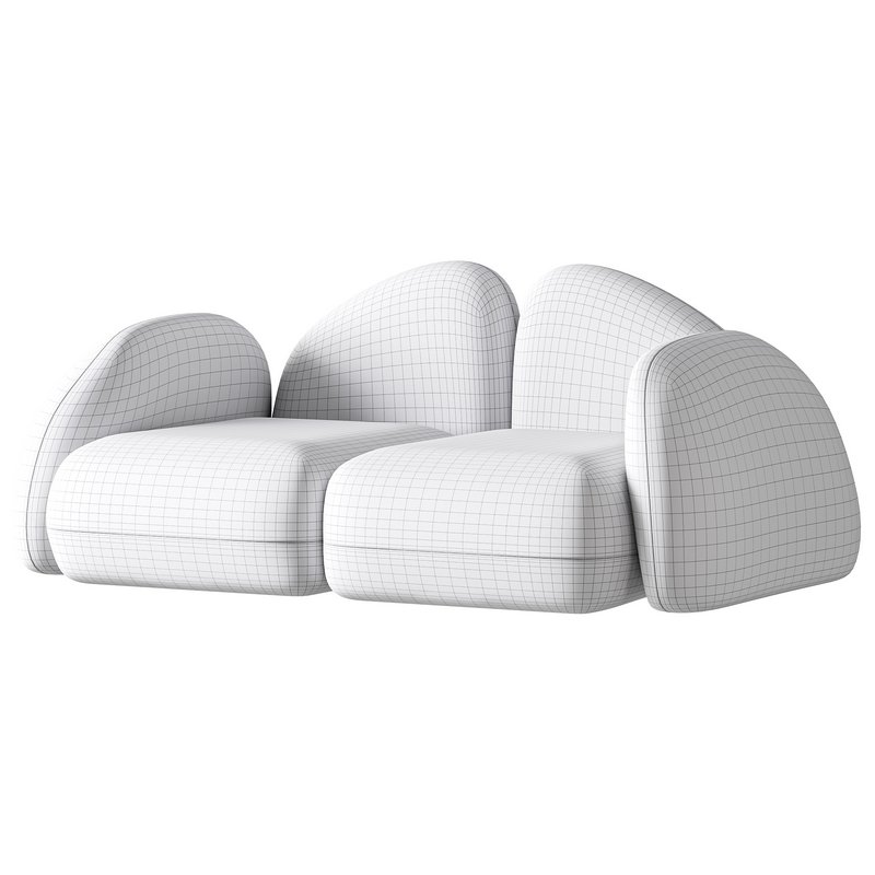 Modern Black Leather Armrest Standard Sofa - Image 15