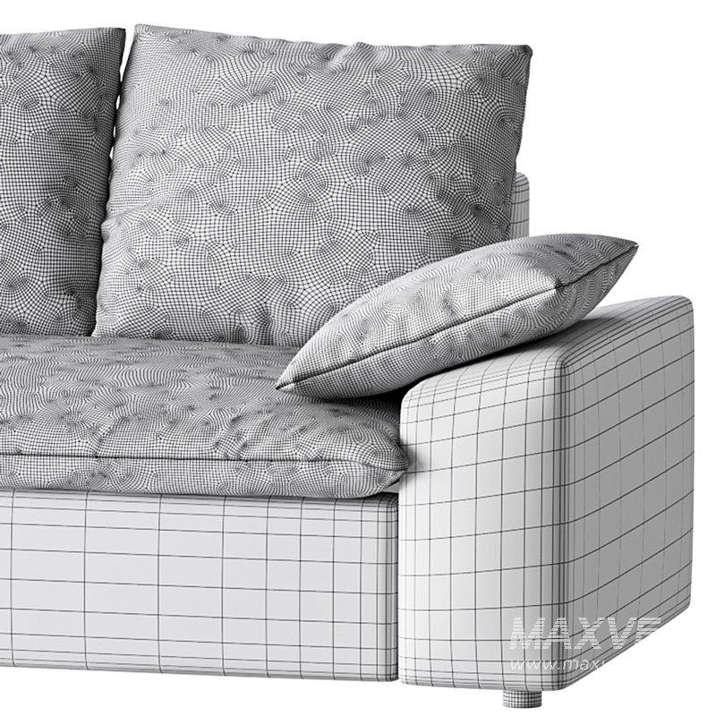 WHITE PERFORMANCE LINEN SLEEPER SOFA - Image 15