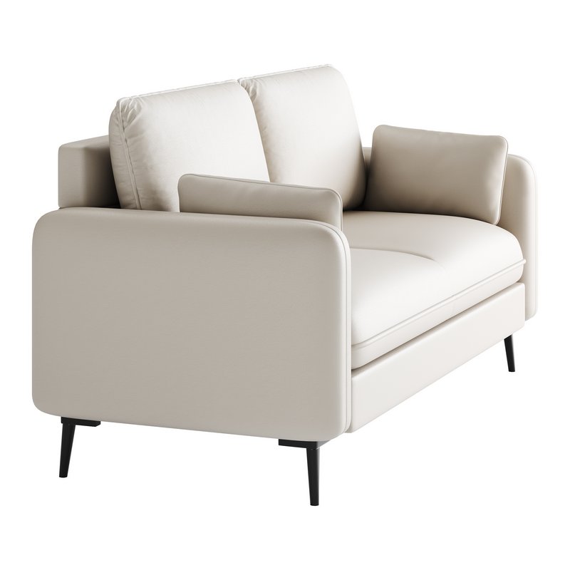Faux Leather Sofa - Image 17